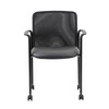 Boss Mesh Guest Chair with Casters, Black B6909R-CS